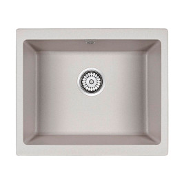 Мойка кварцевая GERA, PM205546-GR, серый, 555х460, подст. мон. Paulmark