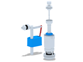 Набор АНИ ПластWC4050  для бачка унитаза с бок. подв. шток пластик эко.