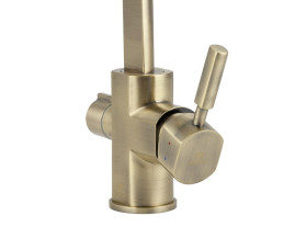 Смеситель KAISER 40144-3 Decor для кухни с краном для питьевой воды, бронза