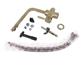 Смеситель KAISER 40144-3 Decor для кухни с краном для питьевой воды, бронза