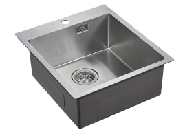 Мойка NECKAR, PM804551-BS, брашированная нерж. сталь, 450х510мм, Paulmark