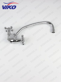 Смеситель VIKO V-1203 для кухни, маховики крест керамика