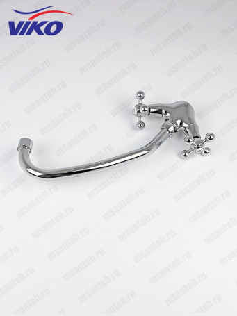 Смеситель VIKO V-1203 для кухни, маховики крест керамика
