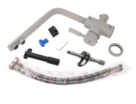 Смеситель KAISER 40144-4 Decor для кухни, с краном для питьевой воды, песочный мрамор