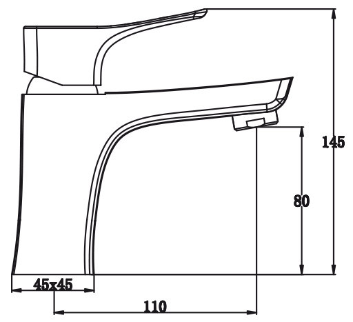 Смеситель KAISER 76011 Clever для раковины, хром