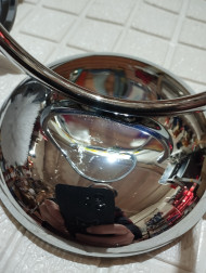 Уценка 1 Ёршик VIKO V-162 Square напольный, нержавеющая сталь, стекло, хром Уценка 1 Ёршик VIKO V-162 Square напольный, нержавеющая сталь, стекло, хром