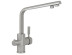 Смеситель KAISER 40144-5 Decor для кухни, с краном для питьевой воды, серебро