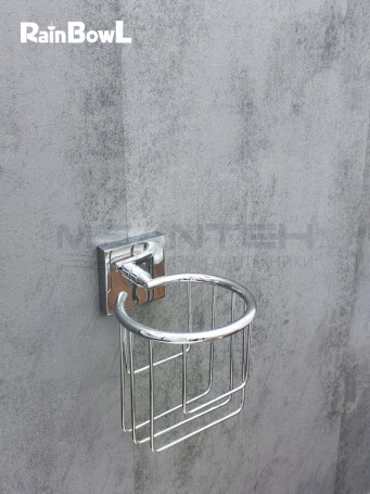 Держатель Rainbowl LONG "Сетка" для освежителя воздуха настенный 2732 хром