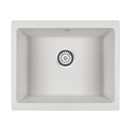 Мойка кварцевая GERA, PM205546-WH, белый, 555х460, подст. мон. Paulmark