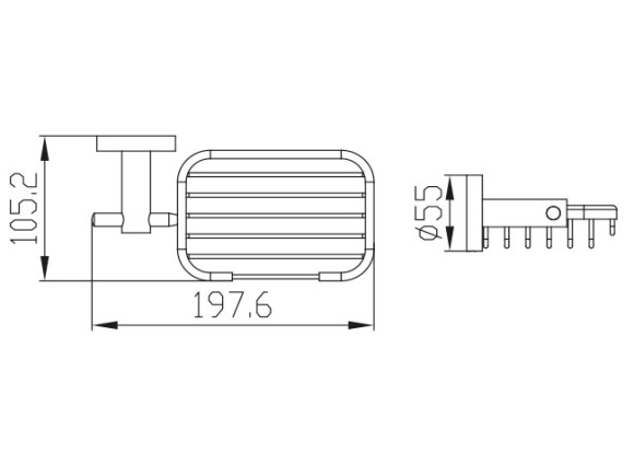 Держатель KAISER KH-2004 Classic мыльницы