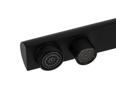 Смеситель KAISER 40144-9 Decor для кухни, с краном для питьевой воды, черный матовый