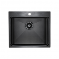 Мойка ISAR, PM805951-GM, вороненая сталь, 590х510мм, Paulmark