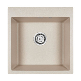 Мойка кварцевая PRAKTISCH, PM105152-BE, бежевый, 510х520, Paulmark