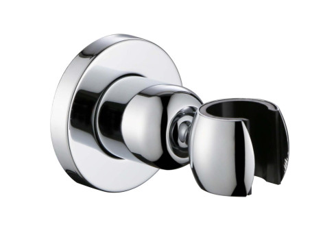 Кронштейн KAISER 0040 душевой лейки настенный металлический, Хром