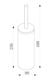 Ёрш Rainbowl HOME универсальный (1193G) золото мат. металлический