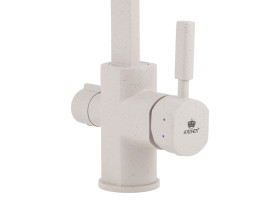 Смеситель KAISER 40144-8 Decor для кухни, с краном для питьевой воды, песочный