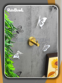 Крючок Rainbowl LONG для ванной 2227-8G одинарный золото матовый