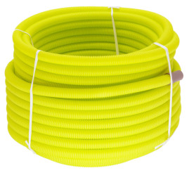 Шланг поливочный гофрированный 3/4" 25 м, (салатовый)