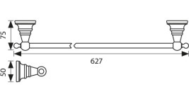 Держатель KAISER KH-2207 Arno полотенца