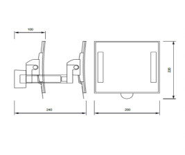 Зеркало с подсветкой к стене 3Х (на батарейке) Sonia 175079