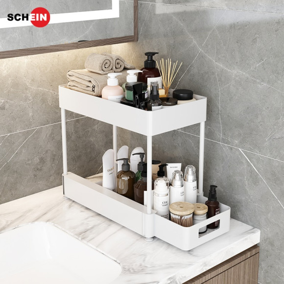 Органайзер SCHEIN HD0002-WT двухэтажный выдвижной белый Органайзер SCHEIN HD0002-WT двухэтажный выдвижной белый