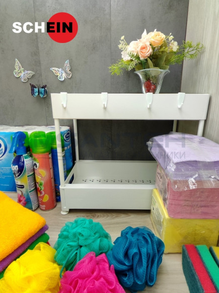 Органайзер SCHEIN HD0002-WT двухэтажный выдвижной белый Органайзер SCHEIN HD0002-WT двухэтажный выдвижной белый