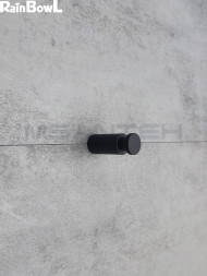 Крючок Rainbowl HOME "Пешка" для ванной 0028-2BP большой чёрный матовый Крючок Rainbowl HOME "Пешка" для ванной 0028-2BP большой чёрный матовый