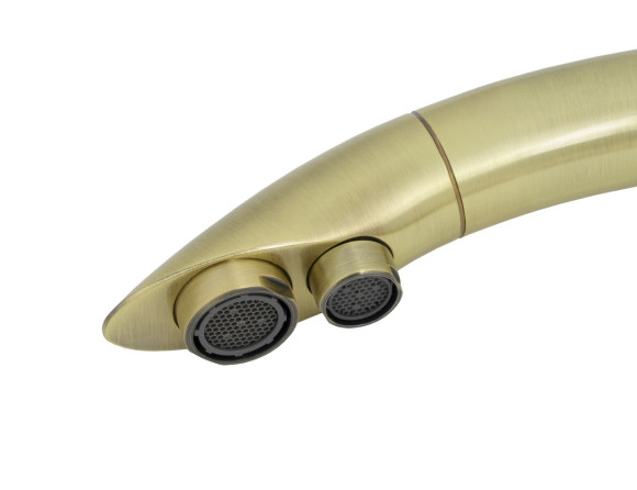 Смеситель KAISER 31244-3 Vincent для кухни, с краном для питьевой воды, бронзовый