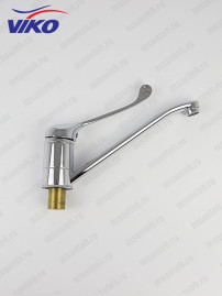 Смеситель VIKO V-7503 хирургический с локтевым управлением и поворотным изливом, Хром