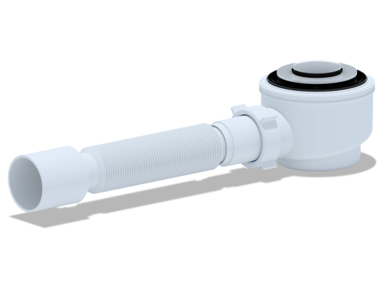 Сифон АНИ Пласт Е415CLS для душев/поддона 1 1/2*50/60 хром, клик-клак(сетка)