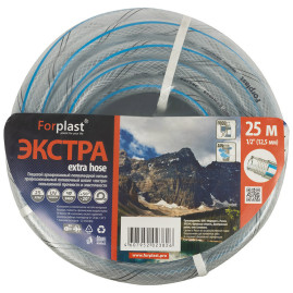 ШЛАНГ прозрачный армированный ЭКСТРА 1/2" (бухта 25 м)