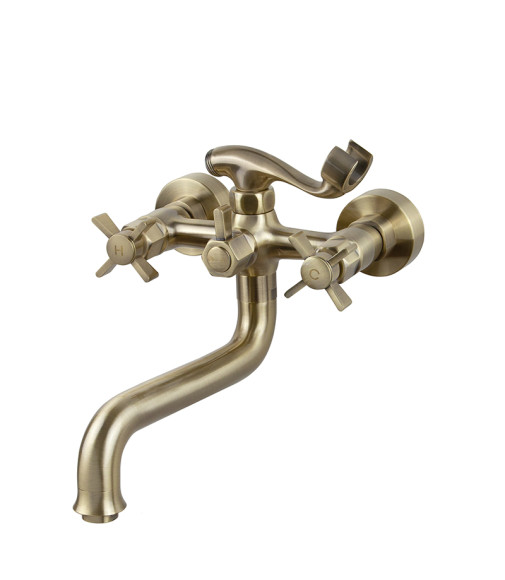 Смеситель KAISER 41022-1 Cross для ванны