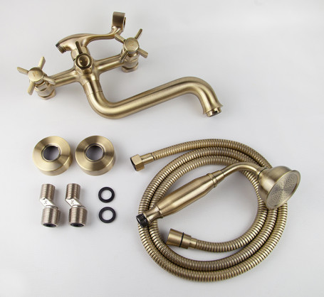 Смеситель KAISER 41022-1 Cross для ванны