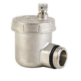 Воздухоотводчик угловой (боковой), никель TIM 1/2" /BL5815