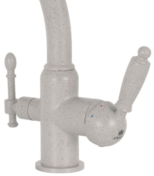 Смеситель KAISER 31244-7 Vincent для кухни, с краном для питьевой воды, бежевый мрамор Смеситель KAISER 31244-7 Vincent для кухни, с краном для питьевой воды, бежевый мрамор