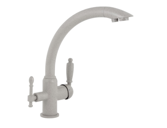 Смеситель KAISER 31244-7 Vincent для кухни, с краном для питьевой воды, бежевый мрамор Смеситель KAISER 31244-7 Vincent для кухни, с краном для питьевой воды, бежевый мрамор