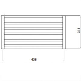 Ролл-Мат KAISER KA-4430 для мойки 440x310 