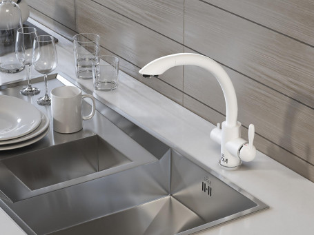 Смеситель для кухни с краном для питьевой воды PAULMARK Essen Es213001-431