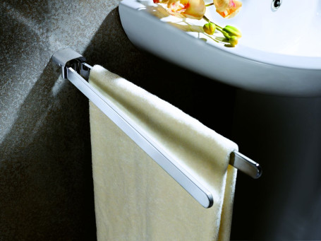 Полотенцедержатель Langberger хромированный к стене поворотный двойной 24008A