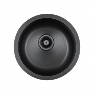 Мойка WERRA, PM404646-GM, вороненая сталь, D460мм, Paulmark