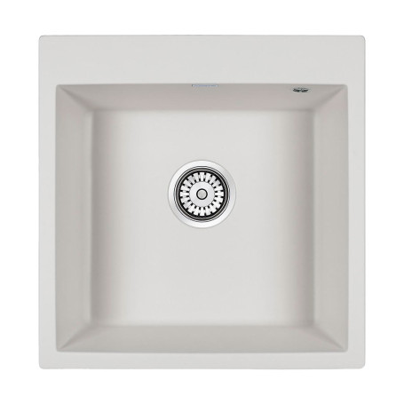 Мойка кварцевая PRAKTISCH, PM105152-WH , белый, 510х520, Paulmark