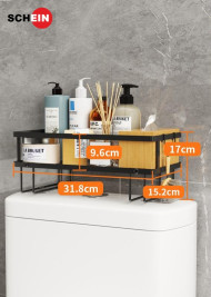 Органайзер SCHEIN HCBOT1T-BL для санузла черный