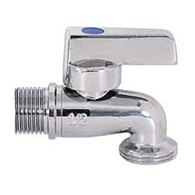 Кран шаровый Watermark Wm275 угловой 1/2 x 3/4 для СМ, хром