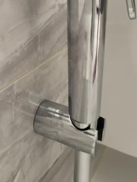 Кронштейн KAISER 0145 душевой лейки настенный металлический, Хром