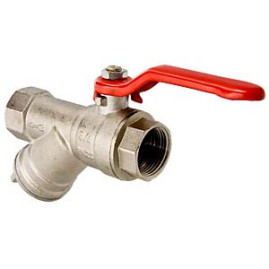 Кран шаровый VALTEC VT.292.N.05 с фильтром 3/4" ручка
