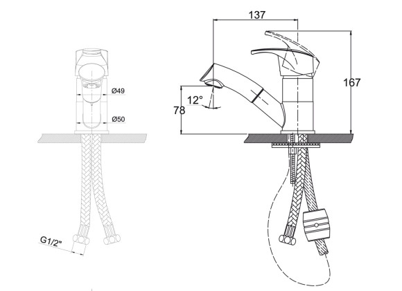 Смеситель KAISER 19366 Leon для раковины Смеситель KAISER 19366 Leon для раковины