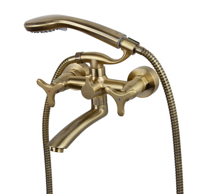 Смеситель KAISER 57122-1 Trio для душа, бронза