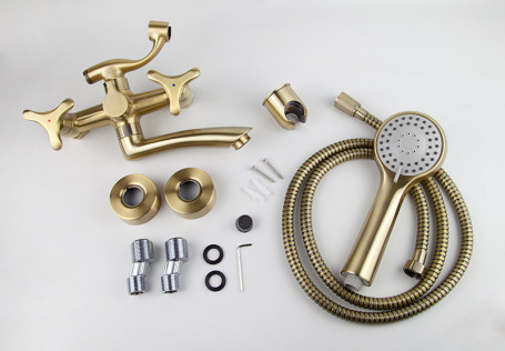 Смеситель KAISER 57122-1 Trio для душа, бронза