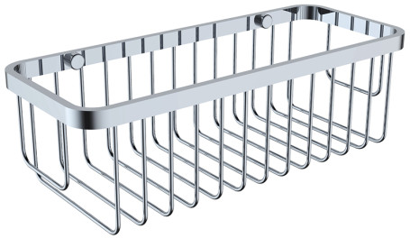 Полка KAISER KH-5230 настенная, прямая, из нержавеющей стали, 300х120х90 мм, хром