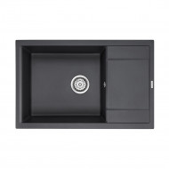 Мойка кварцевая VERLASS PM317850-BL, черный, 780х500, Paulmark
